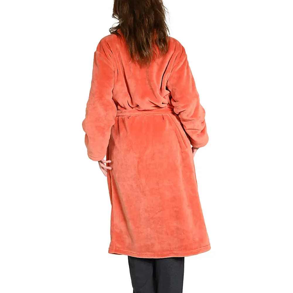 Sensei Maison Peignoir polaire mixte chaud & doux Corail M KOMO