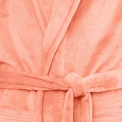 Peignoir De Bain|Sensei Maison Peignoir polaire mixte chaud & doux Rose Thé L KOMO