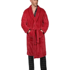 Sensei Maison Peignoir polaire mixte chaud & doux Cardinal S KOMO