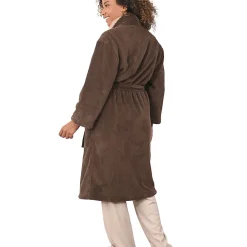Sensei Maison Peignoir polaire mixte côtelé ultra chaud Noisette 5 - XXL NOTTING HILL