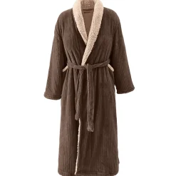 Sensei Maison Peignoir polaire mixte côtelé ultra chaud Noisette 5 - XXL NOTTING HILL