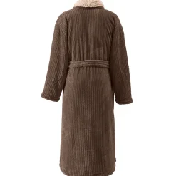 Peignoir De Bain|Sensei Maison Peignoir polaire mixte côtelé ultra chaud Noisette M NOTTING HILL