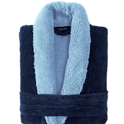 Sensei Maison Peignoir polaire mixte côtelé ultra chaud Denim S NOTTING HILL