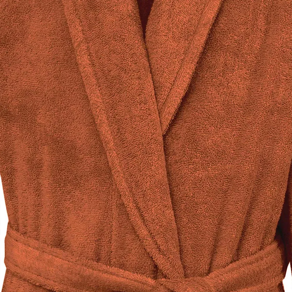 Sensei Maison Peignoir éponge homme-femme col châle 400 g/m² Auburn M STUDIO