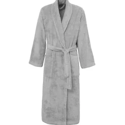 Peignoir De Bain|Sensei Maison Peignoir éponge homme-femme col châle 400 g/m² Gris Perle S STUDIO