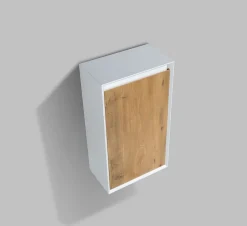 Bernstein Petit lave-mains en céramique sanitaire KW198 - 42x28x15cm - blanc brillant Avec cache chrome