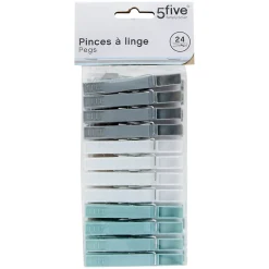 5five Simply Smart Pince à linge en polymère multicolore 5Five vendue par 24 pièces