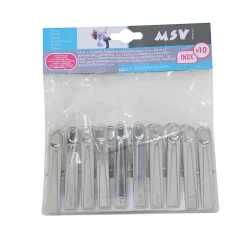 Etendoir À Linge| Pince à linge vendue par 10 MSV en inox