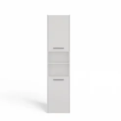 Colonne De Salle De Bains|Meuble De Salle De Bains Faible Profondeur|Topeshop PISA 40 - Colonne de salle de bain 30x40x170 - Meuble salle de bain - Rangement salle de bain - Colonne rangement