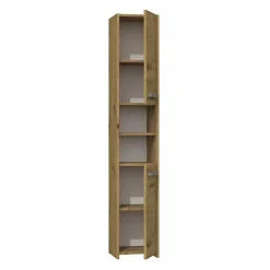 Colonne De Salle De Bains|Autres PISA - Armoire Colonne de salle de bains - 170x30x30 cm - Meuble rangement salle de bains