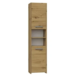 Colonne De Salle De Bains|Meuble De Salle De Bains Faible Profondeur|Autres PISA - Armoire colonne de salle de bains - 170x40x30cm - Meuble colonne de rangement salle de bain