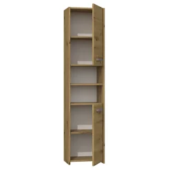 Colonne De Salle De Bains|Meuble De Salle De Bains Faible Profondeur|Autres PISA - Armoire colonne de salle de bains - 170x40x30cm - Meuble colonne de rangement salle de bain