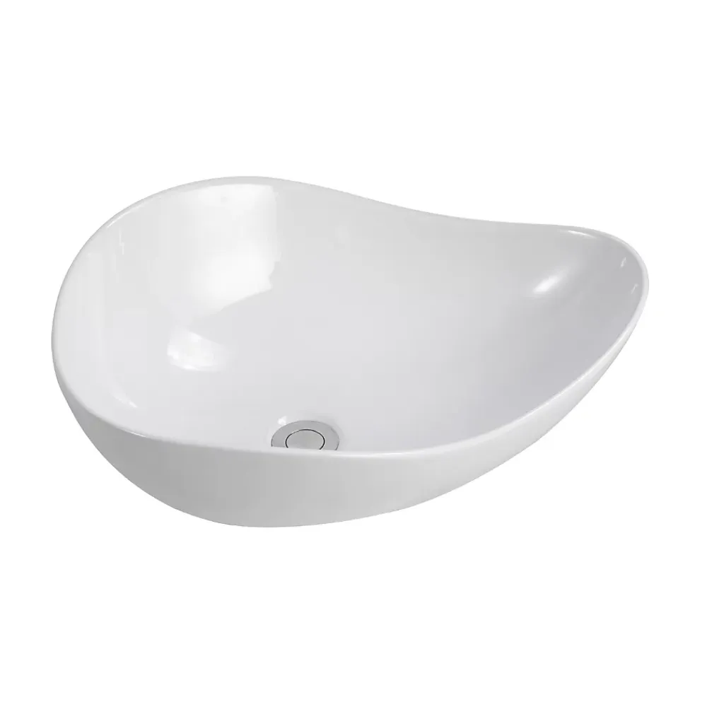 Ceramia PixL 50,5 x 38 x 18 cm vasque à poser Infinitio, sans trop-plein, blanc (CEPX5038)