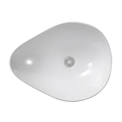 Ceramia PixL 50,5 x 38 x 18 cm vasque à poser Infinitio, sans trop-plein, blanc (CEPX5038)