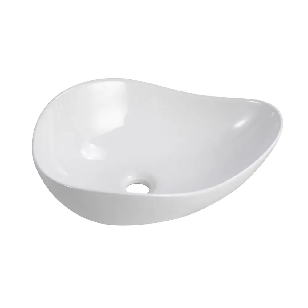 Ceramia PixL 50,5 x 38 x 18 cm vasque à poser Infinitio, sans trop-plein, blanc (CEPX5038)