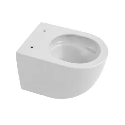 Wc Suspendu|Ceramica PixL WC suspendu en céramique sans bride Tornado Quiet et fixations invisibles + abattant frein de chute, blanc (CEPX010RTORPWM)