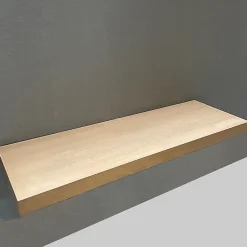 Meuble Sous Lavabo|Byca Plan 110 cm en bois aspect lamellé collé recoupable + fixation