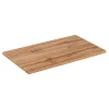 Plan De Travail Salle De Bains|Stellameuble Plan 80cm WOTAN pour vasque à poser aspect Chêne