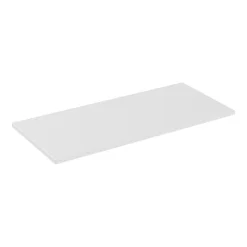Meublorama Plan de meuble sous vasque NOXERA 120 cm Coloris blanc mat À poser