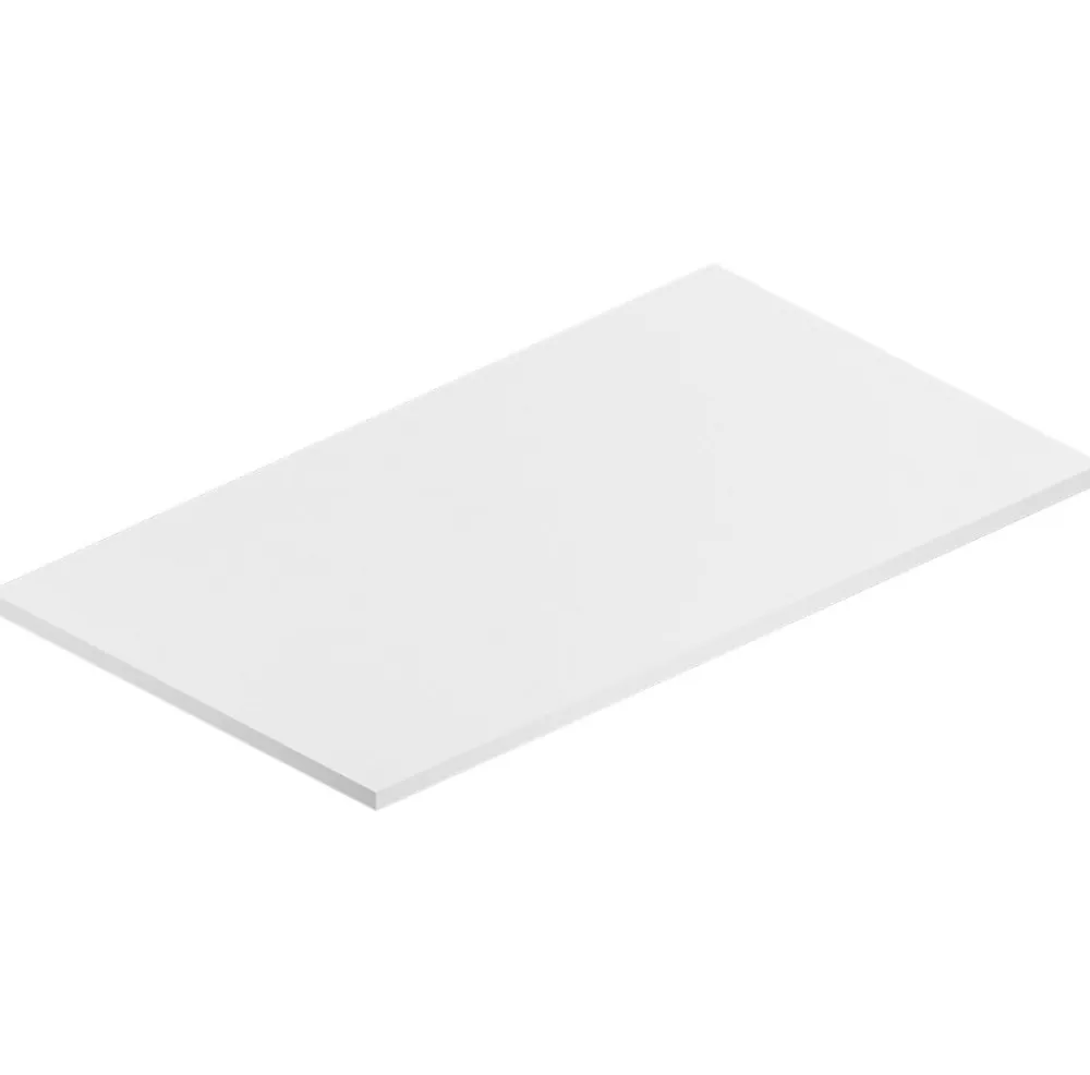 Ipiemme SRL Plan de toilette blanc L.90 x l.51,5 x ép.2 cm, Pura+