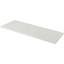 GoodHome Plan de toilette blanc mat L.120 x l.45 x ép.2,8 cm, Perma