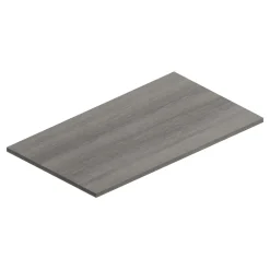 Ipiemme SRL Plan de toilette effet chêne Metz L.90 x l.51,5 x ép.2 cm, Pura+