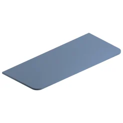 Plan De Travail Buanderie|Plan De Travail Salle De Bains| Plan de toilette en mélaminé bleu mat Alba 119,5 cm