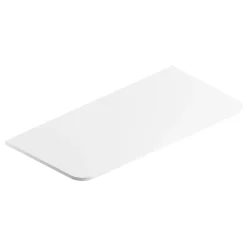 Plan De Travail Salle De Bains|Plan De Travail Buanderie| Plan de toilette en mélaminé blanc mat Alba 104,5 cm