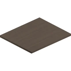 Ipiemme SRL Plan de toilette finition effet noyer L.60 x l.51,5 x ép.2 cm, Pura+