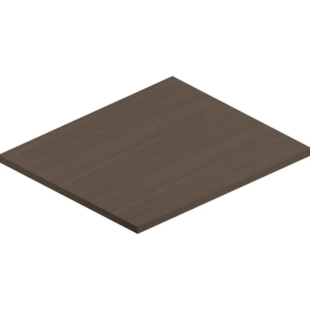 Ipiemme SRL Plan de toilette finition effet noyer L.60 x l.51,5 x ép.2 cm, Pura+