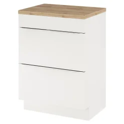 Plan De Travail Buanderie|Plan De Travail Salle De Bains|GoodHome Plan de toilette Hartland L. 60 cm chêne