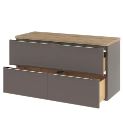 GoodHome Plan de toilette Hartland L. 120 cm chêne