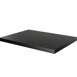 Plan De Travail Buanderie|Plan De Travail Salle De Bains|GoodHome Plan de toilette L.60,5 x l.45,5 cm, noir mat, Cadelia