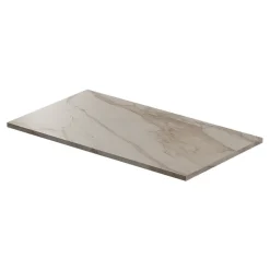 Plan De Travail Buanderie|Plan De Travail Salle De Bains|GoodHome Plan de toilette L.80 x l.45 x ép.2 cm, effet marbre beige, Cadélia
