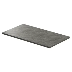 GoodHome Plan de toilette L.80 x l.45 x ép.2 cm effet marbre vert Cadélia