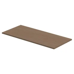 Plan De Travail Buanderie|Plan De Travail Salle De Bains|GoodHome Plan de toilette L.100 x l.45 x ép.18 cm effet chêne Kentia