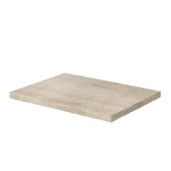 GoodHome Plan de toilette L.60 x l.45 x ép.2 cm, effet travertin, Cadélia