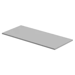 GoodHome Plan de toilette L.100 x l.45 x ép.18 cm blanc mat Kentia
