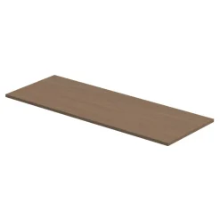 GoodHome Plan de toilette L.120 x l.45 x ép.18 cm effet chêne Kentia