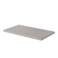 GoodHome Plan de toilette L.80 x l.45 x ép.2 cm effet granit gris Cadélia