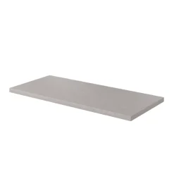 GoodHome Plan de toilette L.100 x l.45 x ép.2 cm, effet granite gris, Cadélia