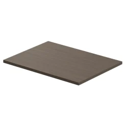 GoodHome Plan de toilette L.60 x l.45 x ép.18 cm effet noyer Kentia