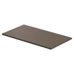 GoodHome Plan de toilette L.80 x l.45 x ép.18 cm effet noyer Kentia