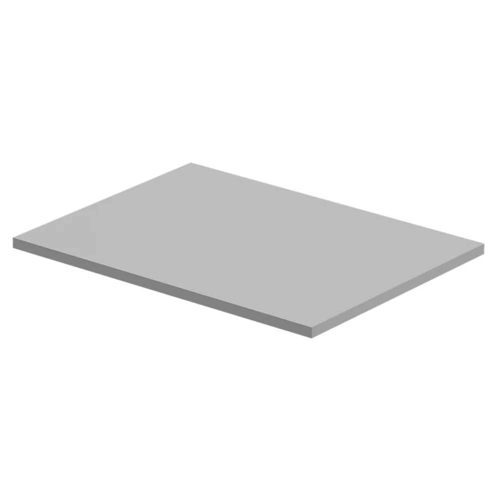 Plan De Travail Buanderie|Plan De Travail Salle De Bains|GoodHome Plan de toilette L.60 x l.45 x ép.1,8 cm, blanc mat, Kentia