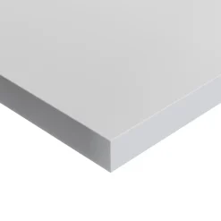 Plan De Travail Buanderie|Plan De Travail Salle De Bains|GoodHome Plan de toilette L.60 x l.45 x ép.1,8 cm, blanc mat, Kentia