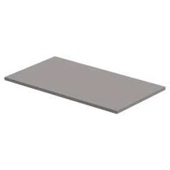 GoodHome Plan de toilette L.80 x l.45 x ép.1,8 cm, beige cachemire, Kentia