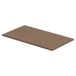 Plan De Travail Buanderie|Plan De Travail Salle De Bains|GoodHome Plan de toilette L.80 x l.45 x ép.18 cm effet chêne Kentia