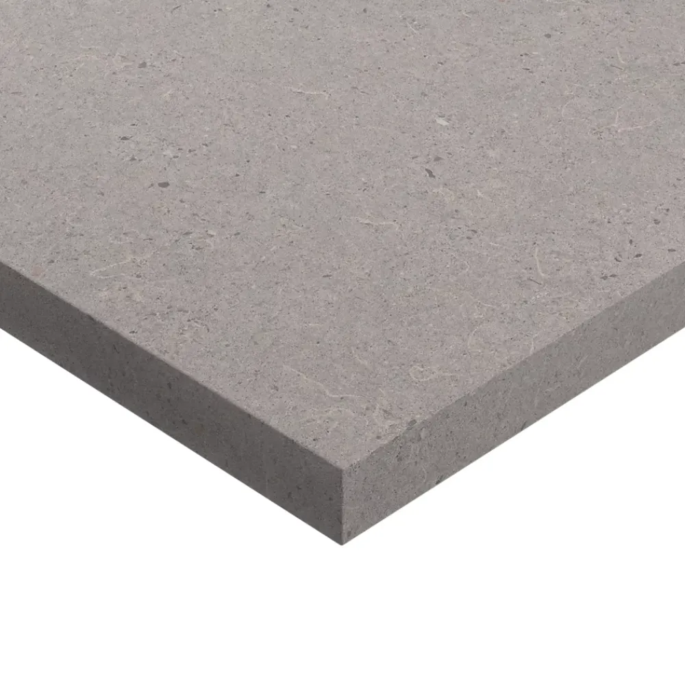 GoodHome Plan de toilette L.60 x l.45 x ép.2 cm, effet granite gris, Cadélia