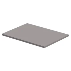 GoodHome Plan de toilette L.60 x l.45 x ép.1,8 cm, beige cachemire, Kentia