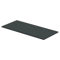 GoodHome Plan de toilette L.100 x l.45 x ép.18 cm vert forêt mat Kentia